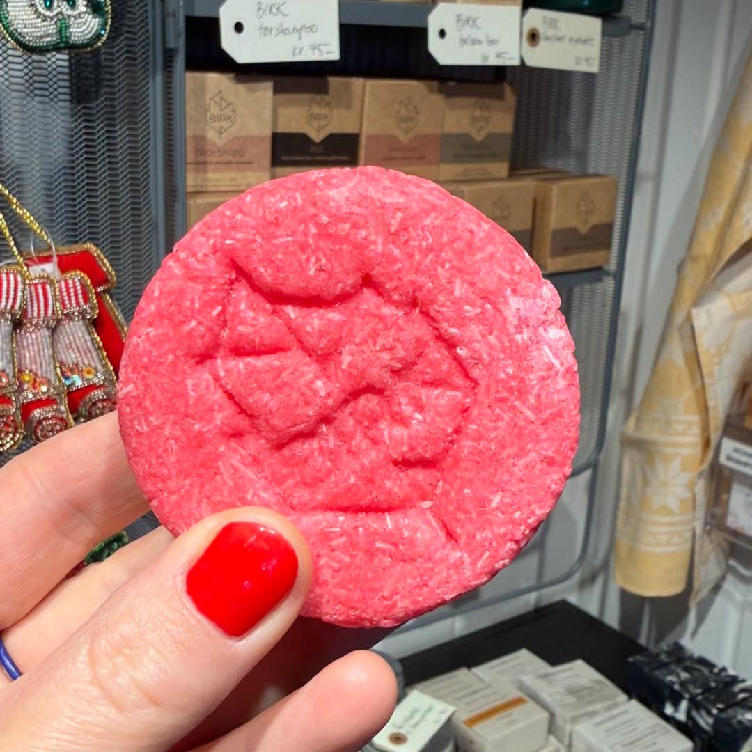 Hudpleje og shampoobar fra butikken